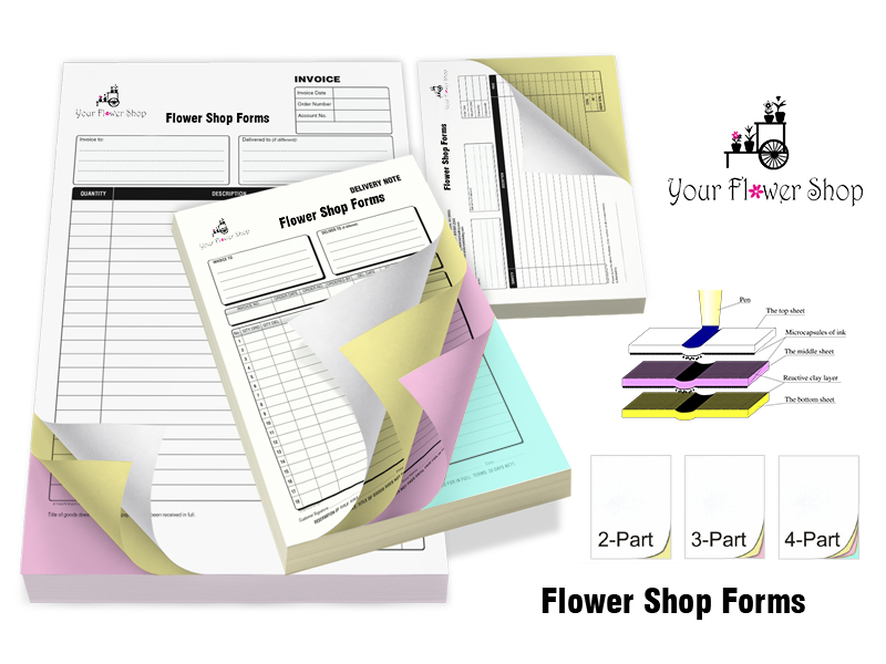 Flower Shop Forms printing Australia Flower Shop Forms printing Australia