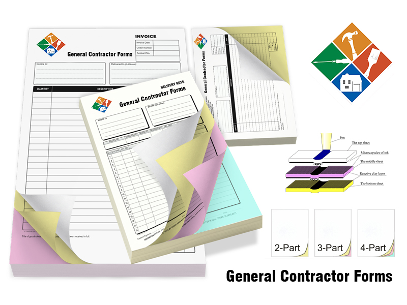 General Contractor Forms printing Australia General Contractor Forms printing Australia