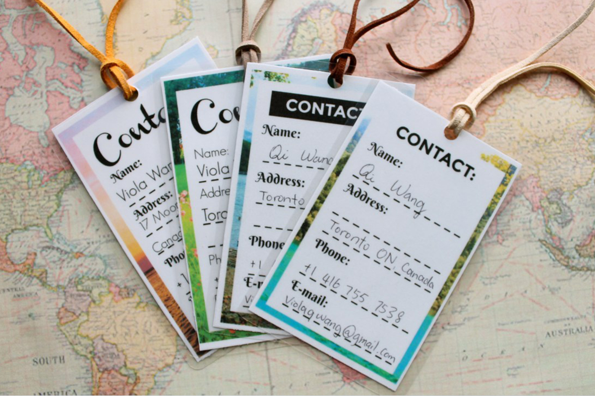 Luggage Tags printing Australia Luggage Tags printing Australia