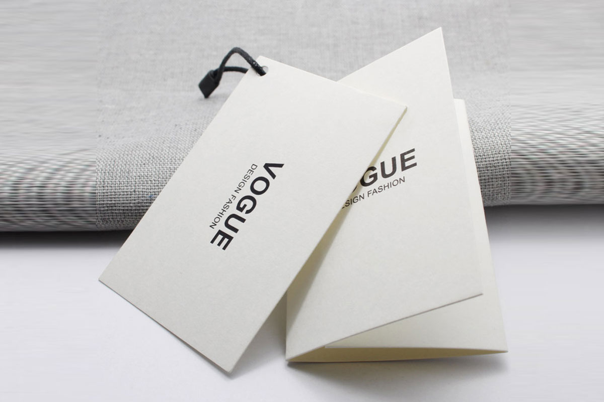 Fold Over Tags printing Australia